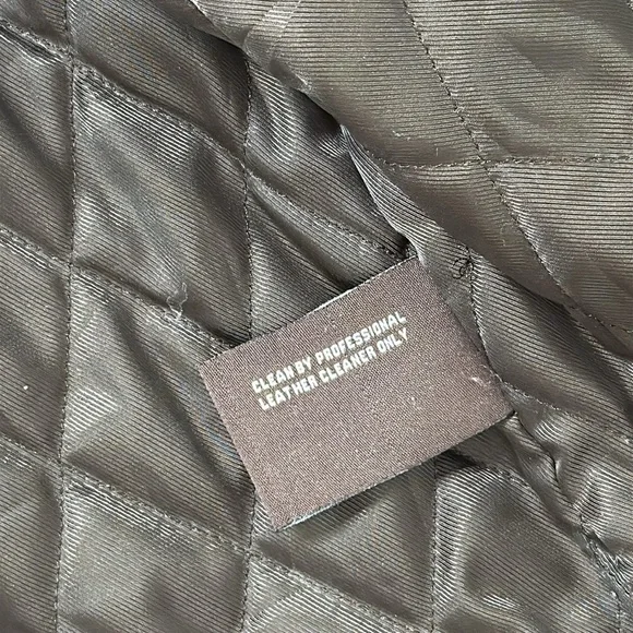 Michael Kors Men's Dark Brown Leather Jacket Coat Multiple Pockets XXL - Picture 11 of 16